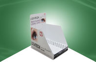 Caixa de Dislay do cartão da bandeja da prateleira da tabela PDQ do POP para o armazenamento dos cosméticos com revestimento UV