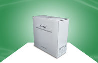 O branco recicl caixas de cartão de empacotamento do papel para a exposição de flutuação, revestimento UV