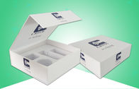 Caixas de empacotamento cinzentas do papel de placa/duramente caixa de presente EVA Insertor para vender cosméticos