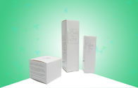 Caixas de empacotamento personalizadas 350GSM do papel com processos de gravação da impressão de prata quente