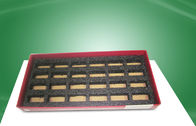 Caixa de exposição lustrosa do cartão da bancada das bandejas do cartão PDQ com revestimento geado Special