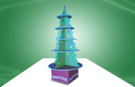 Suporte de exposição recicl do projeto da árvore de Natal das exposições do cartão da posição para artigos da criança