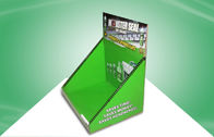 Exposições recicláveis verdes da bancada do cartão para acessórios do carro