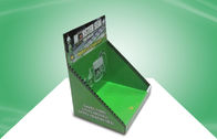 Exposições recicláveis verdes da bancada do cartão para acessórios do carro
