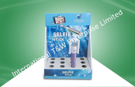 comprar As exposições personalizadas azul da bancada do cartão, montam exposições contrárias varejos online manufacture