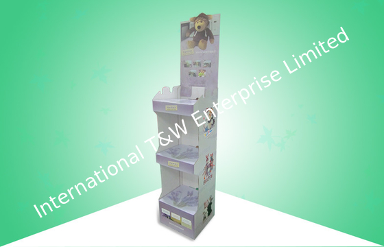 comprar O suporte de exposição fácil do cartão do cartão do conjunto de três prateleiras para promover brinca online manufacture