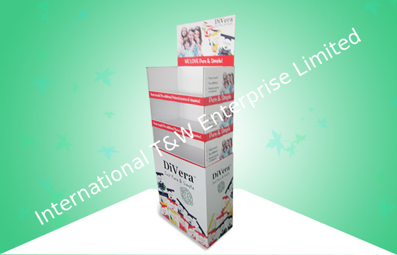 comprar Suportes de exposição do cartão da posição de Recylable para petiscos com PDQs empilhável online manufacture