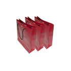 Impressão offset Bolsas de compras de papel personalizadas recicláveis com alça de comprimento de mão