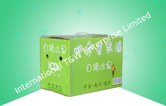 comprar Caixas de empacotamento do papel ambiental reciclável, caixa de papel ondulada do fruto portátil online manufacture