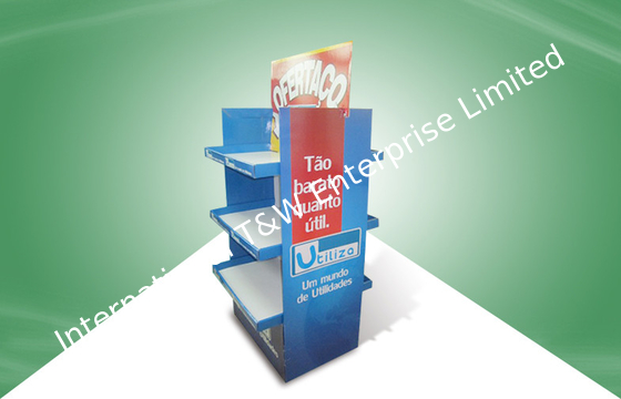 comprar Cremalheiras de exposição do cartão da prateleira do presente três para os produtos home, mostra bilateral online manufacture