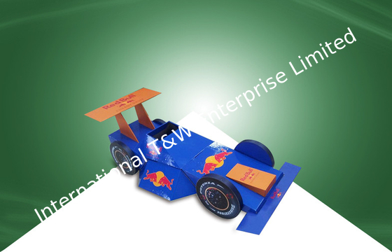 comprar Modelos de papel da exposição dos suportes de exposição do ponto de venda do cartão para o carro de competência de RED BULL online manufacture