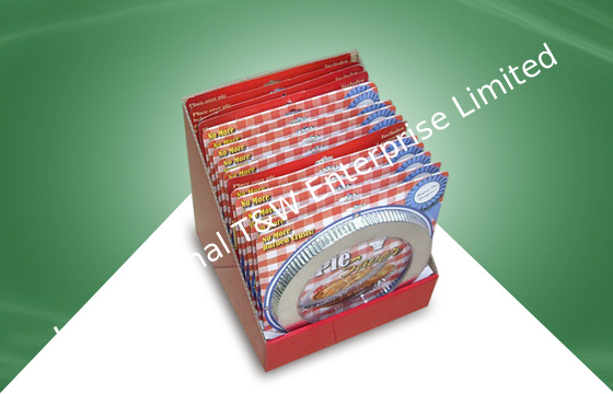 comprar A bancada vermelha do cartão indica a caixa de exposição do cartão para o alimento online manufacture