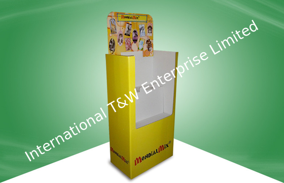 comprar Unidades de exposição personalizadas amarelo do cartão do armazenamento da loja para o quadro online manufacture