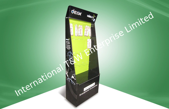 comprar Suporte de exposição feito sob encomenda do assoalho do cartão da posição com o gancho para a série de Iphone online manufacture