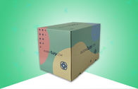 Caixas de empacotamento impressas onduladas recicláveis, caixas de embalagem de papel para artigos de embalagem da criança