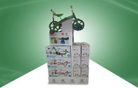 Exposição do cartão do POP do papel da mostra de quatro caras para as bicicletas das crianças que vendem a Costco
