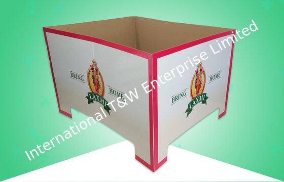 comprar Saia sem redução da exposição da pálete do cartão de Wal-Mart, exposição do retalho da pálete para alimentos/petiscos online manufacture