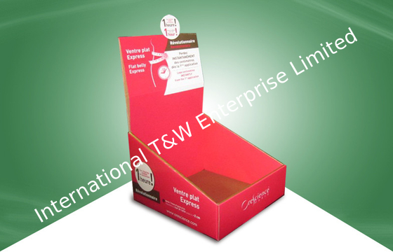 comprar OEM vermelho das caixas de exposição do contador do cartão dos produtos de beleza de Skincare online manufacture