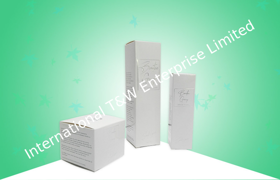 comprar Caixas de empacotamento personalizadas 350GSM do papel com processos de gravação da impressão de prata quente online manufacture