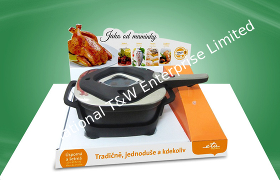 comprar Exposição atraente da bancada do cartão da promoção em produtos do Cookware online manufacture