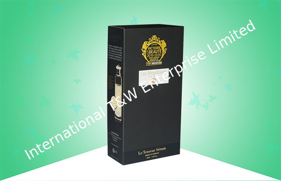 comprar Caixa de papel rígida do presente dos cosméticos do sentido de veludo que empacota com ouro quente do selo/gravação de prata online manufacture