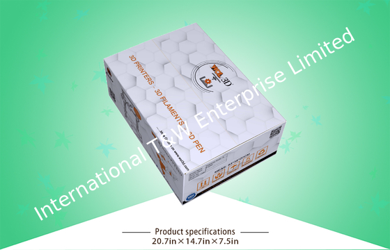 comprar caixa ondulada da parede do dobro de 350gsm CCNB CMYK para a impressora 3D online manufacture