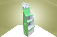 Prateleiras ajustáveis verdes de suportes de exposição do cartão para produtos dos cuidados médicos