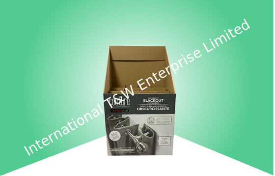 comprar O escaninho resistente da descarga do cartão de 5 dobras indica para a cortina Rod To Costco Store online manufacture