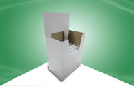 Exposição feita sob encomenda dos escaninhos de recicl do cartão com divisor para promover o rolo do papel de parede