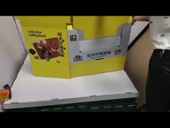 Caixas de exibição PDQ de papelão de empilhamento pesado para promover Chopboard para a loja HiShop