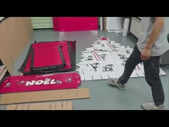 Display de pallet de árvore de Natal personalizado para lojas de varejo