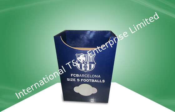 Bom preço. O luxuoso azul brinca/EB de dupla parede flauta dos escaninhos de armazenamento cartão do futebol on-line