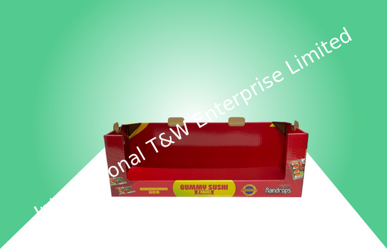 Venda a retalho / Supermercado Stackup Cartão PDQ Display Tray para promover doces