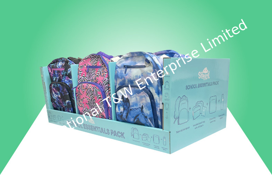 Costco Mochila Cartão PDQ bandejas, Stackup Design PDQ Display Boxes