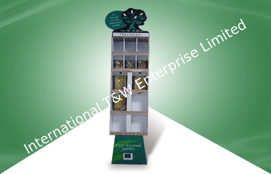 Bom preço. Suportes de exposição de 12 células feitos sob encomenda do cartão do PNF para o CD do compartimento dos livros on-line