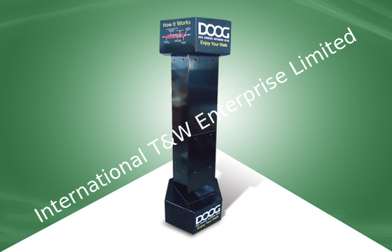 Bom preço. Revestimento uv Eco 100% da exposição de gancho do cartão da mostra lateral do preto seis - amigável on-line