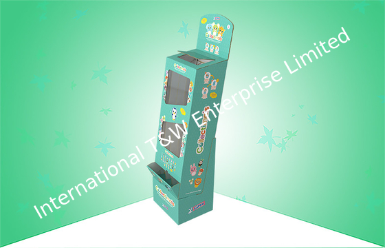 Bom preço. Suportes de exposição do cartão do POP do bolso deixando cair 4 colunas a promover brinquedos da surpresa on-line