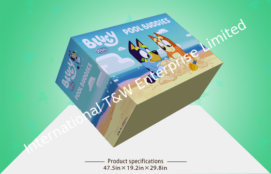 A meia pálete 350gsm CCNB corrugou o GV de empacotamento das caixas para brinquedos