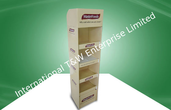 Bom preço. Quatro arquivam o assoalho do cartão da exposição do cartão do POP do alimento que está Eco-amigável on-line