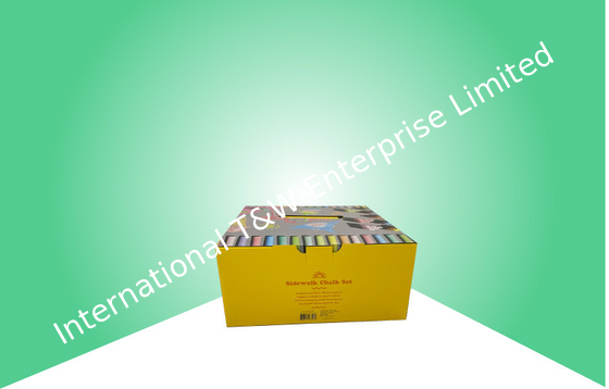 Bom preço. Caixas de empacotamento de papel onduladas lustrosas para o giz do passeio on-line