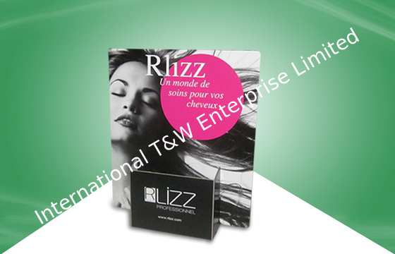 Bom preço. Parte superior contrária impressa do suporte do folheto das pessoas de pé do cartão com dobrável on-line
