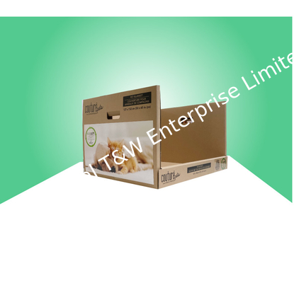 Heavy Duty Costco Double Wall PDQ Display Cardboard Tray For Fulfillment Pet Blanket